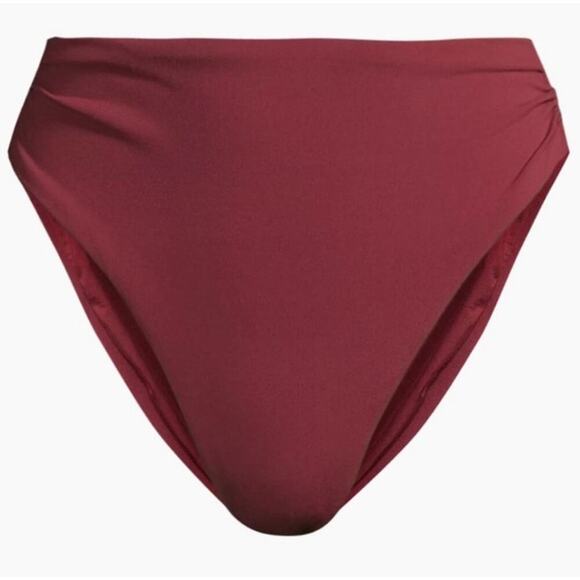 NWT Robin Piccone Ruched Bikini Bottom - Women's Size Small - Picture 2 of 7